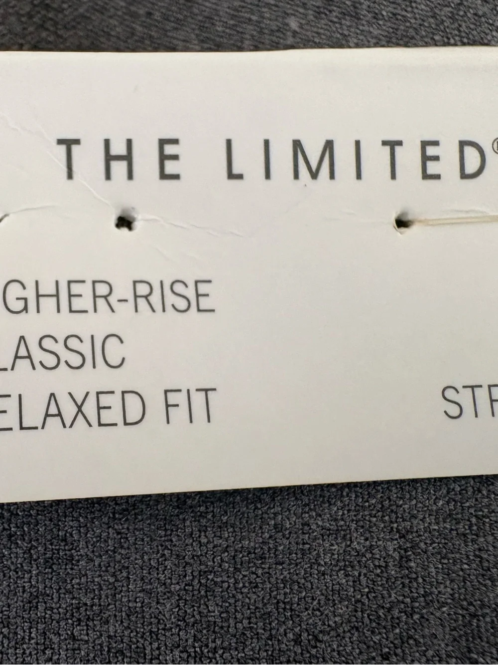 NWT The Limited Lexie Gray Classic Dress Pants Straight Classic Relaxed Fit 10